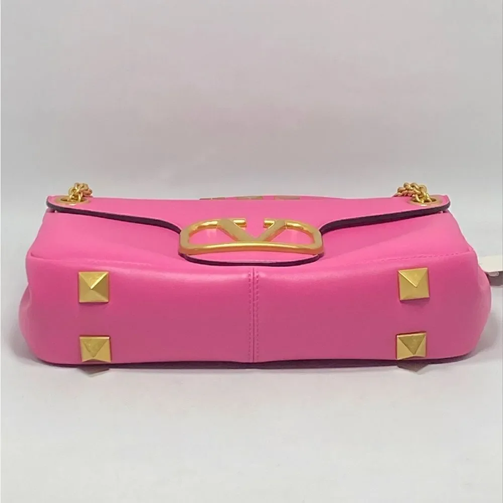Valentino Garavani VLogo Leather Shoulder Bag